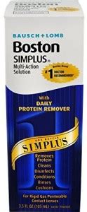 BAUSCH & LOMB Boston SIMPLUS Multi-action Solution (105ml) For Rigid ...