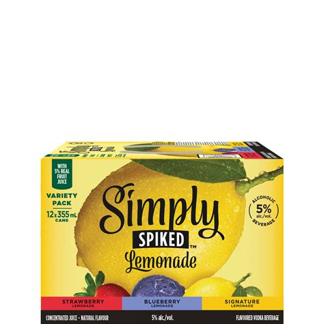 Simply Spiked Lemonade Mix 12 Pack Cans – Newfoundland Labrador Liquor ...