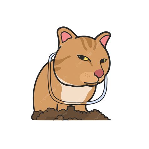 Mr Fresh Side Eye Cat Meme Sticker T Shirt Vector Cute Illustration ...