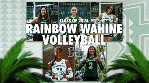 Women's Volleyball Signs Five for 2024 Season - University of Hawai'i ...
