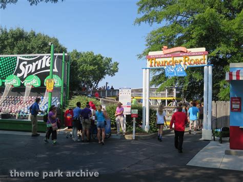 Thunder Road at Carowinds | Theme Park Archive