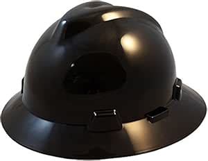 Texas America Safety Company MSA V One-Touch Suspension Full Brim Hard ...
