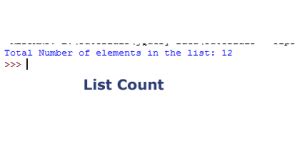 Image result for Python Count Number of Items in List