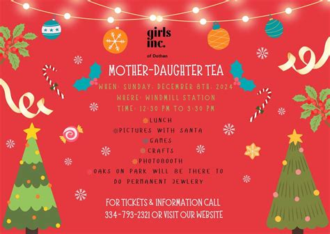 Girls Inc. of Dothan Mother-Daughter Tea Fundraiser , Windmill Station ...