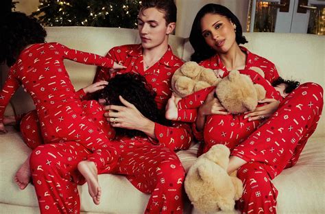 Nara, Lucky Blue Smith Pose with 3 of Their Kids for SKIMS Holiday