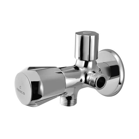 Essco Basin Area 2 Way Angular Stop Cock Marvel MQT-CHR-526AKN - Chrome ...
