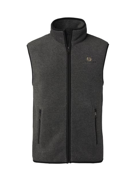 Mainstone Fleece Vest Men Grey - Chevalier