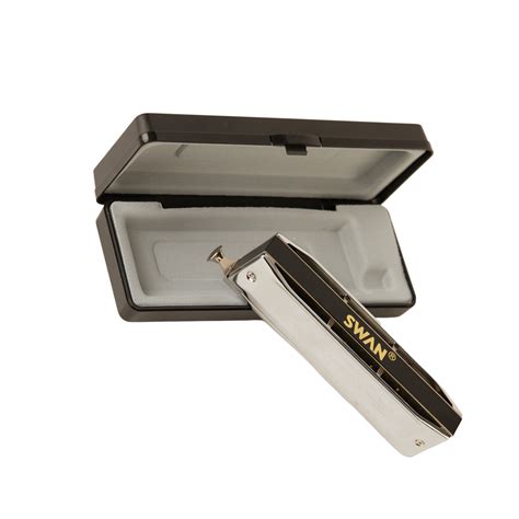 Swan SW1248 12 holes Chromatic Harmonica Mouth Organ with 48 Tone Key ...