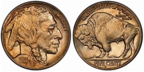 1927 Buffalo Nickel Error List & Value