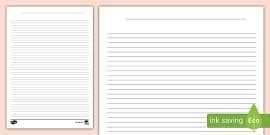 3-Lined Writing Paper | Printable Teaching Resources