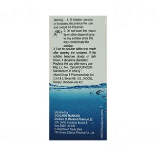 Lubistar 0.5% Eye Drops: Uses, Side Effects, Price & Substitutes