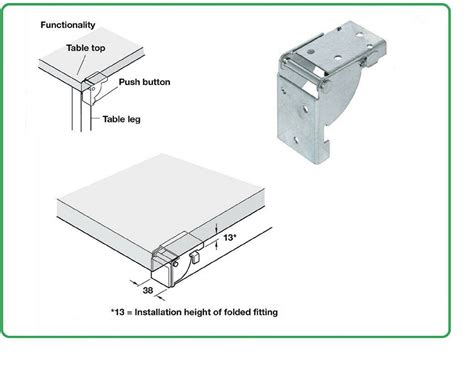 Image result for Foldable Table Leg Brackets
