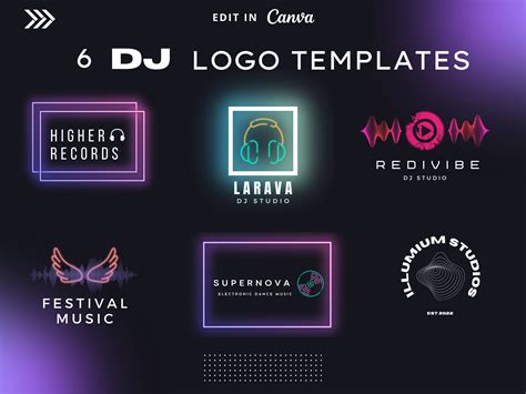 Electronic Dj Logo Ideas
