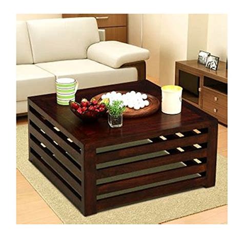 Jangir JDCT626 Solid Wood Coffee Table (Glossy Finish, Brown) : Amazon ...