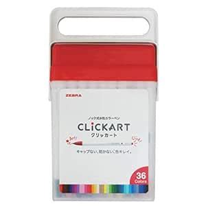 Zebra Clickart New Package 36 Colors Set WYSS22-36C-N : Amazon.in ...