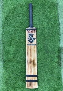 pitchvision Black Mamba Bat Kashmir Willow Cricket Bat For 15+ Yrs ...