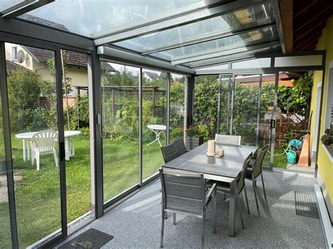 Wintergarten Alu mit Schiebetüren 7 x 3 Meter ° Bildersammlung