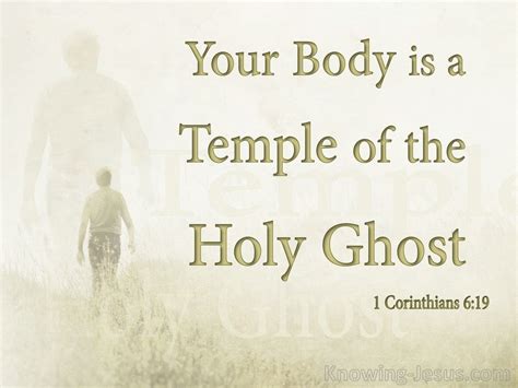 1 Corinthians 6:19 Your Body Is A Sanctury Of The Holy Spirit (beige)