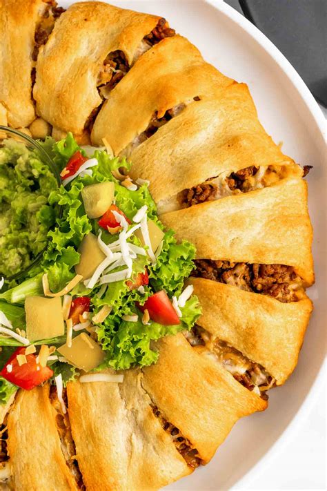 Crescent Roll Taco Salad Taco Ring Spaceships And Laser Beams
