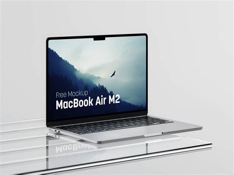 Free M2 MacBook Air Mockup PSD Set - Good Mockups