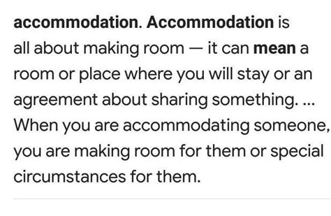 Meaning of accommodation of differences ? - Brainly.in