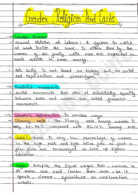 Gender, religion and caste (Edustudy Point) - Grenden laste Gender ...