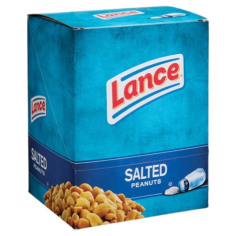 Lance Salted Peanuts - 12ct Display Box