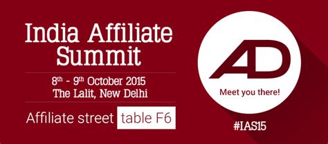 See you at India Affiliate Summit 8-9 October 2015 - Admitad News India
