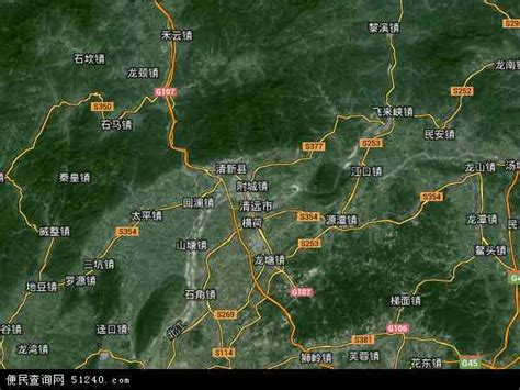 清城区地图 - 清城区卫星地图 - 清城区高清航拍地图