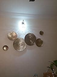 Craftter Round Metal Wall Art- Antique Abstract Wall Décor , Hanging ...