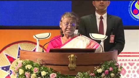 President Droupadi Murmu in Assam and Tripura: Inaugurated the ...