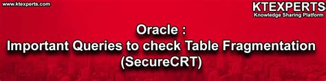 Image result for Table Fragmentation Oracle
