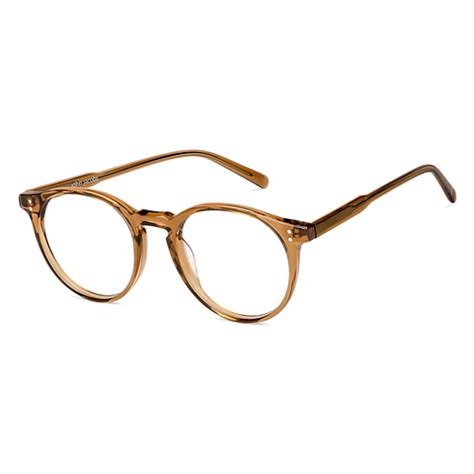 Buy Brown Transparent Full Rim Round John Jacobs Rich Acetate JJ E13315 ...