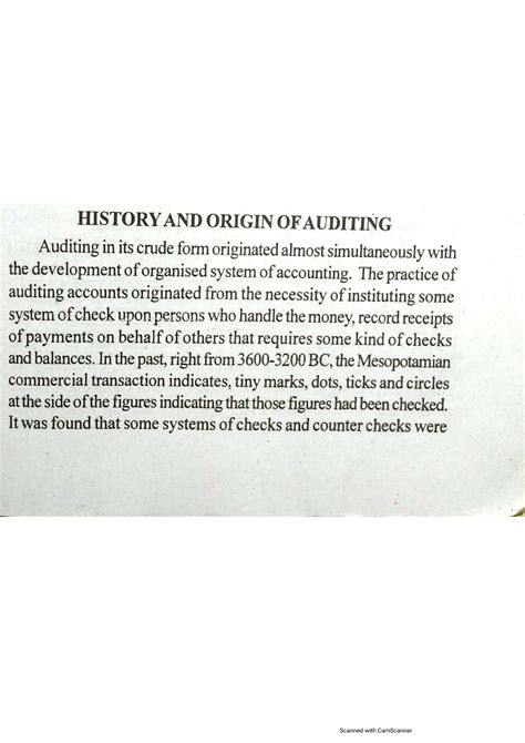 Auditing - important notes - BVOC banking financial service and ...