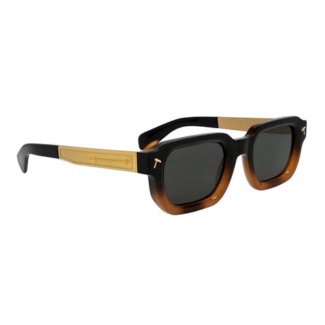 Bagan | Golden Black Brown T Wayfarer Sunglass – ZAADRAN