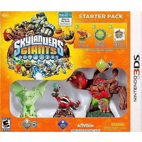 Skylanders Giants: Starter Pack with Exclusive Glow in the Dark Cynder ...