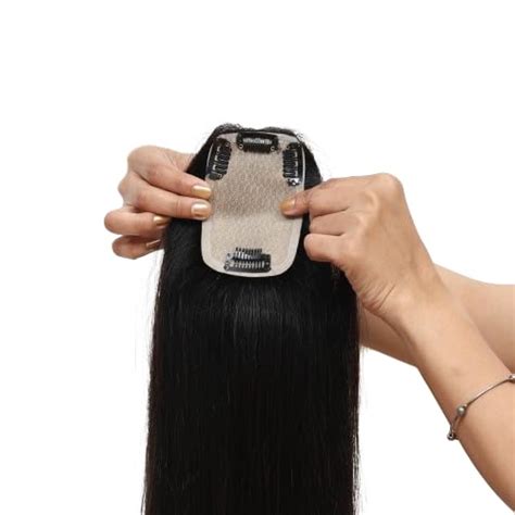 Neferex Budget Series BackComb Topper (3x4 Base) Hair Extension (20 ...