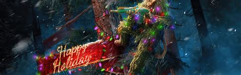 Download wallpaper weapons, Call of Duty, snowfall, weapon, pine ...