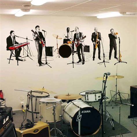 Print your own music band wall sticker – WallDesign