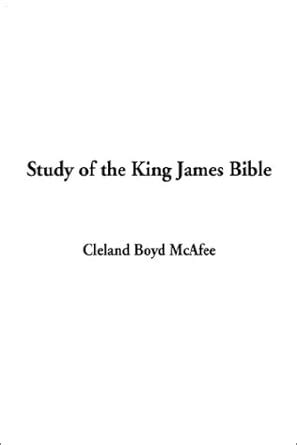 Buy Study of the King James Bible Book Online at Low Prices in India ...