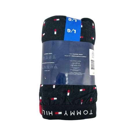 Tommy Hilfiger Men’s Red & Black Flannel Pyjama Pants / 2 Pack ...