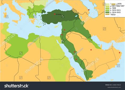 Outline Map Of Ottoman Empire Atlas Of The Ottoman Maps Vivid Maps