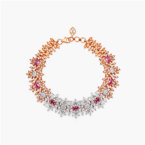 Gleam of Flowers Diamond and Sapphire Bracelet