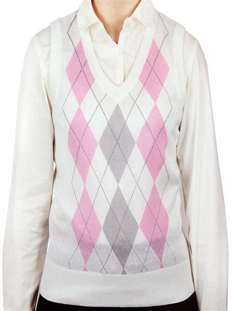 Blue Ocean Womens Argyle Sweater Vest (lsv-159) - Walmart.com