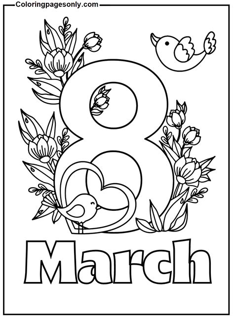 March Coloring Pages Best Coloring Pages For Kids