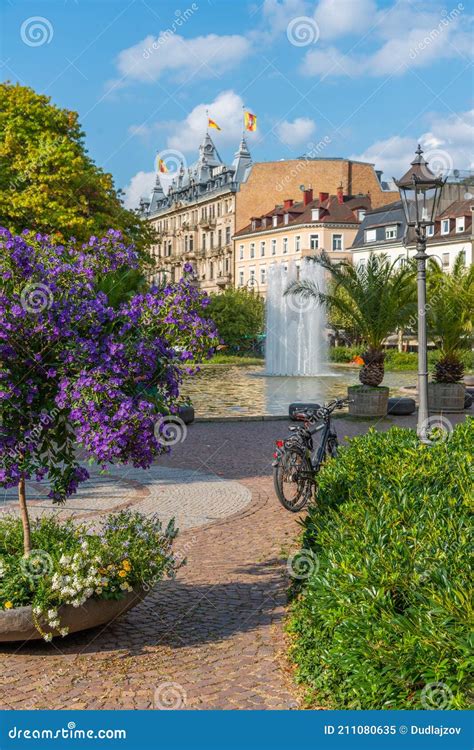 Center of Spa Town Baden Baden, Germany Stock Image - Image of therme ...