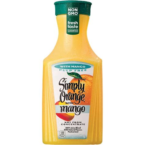 Simply Orange W/ Mango Juice Bottle (59 fl oz) Delivery or Pickup Near ...