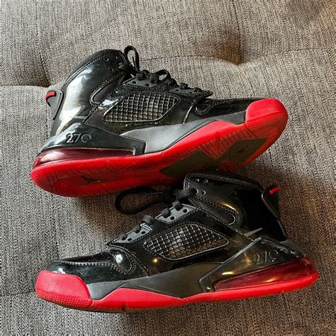 Air Jordan Mars 270 black and red | Air jordans, Air jordans retro ...