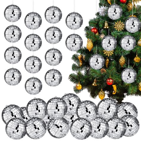 17 Pack Large Disco Ball Hanging Disco Ball Small Disco Ball Mirror ...