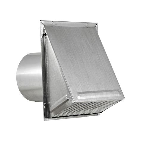 8 inch (22 Gauge) Aluminum Exhaust Wall Hood Vent - 6 inch Pipe ...